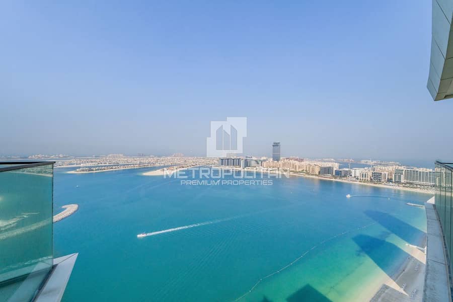 Spectacular Palm View | High Floor | Furnished