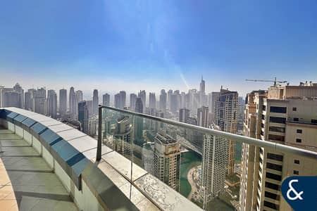 4 Bedroom Penthouse for Sale in Dubai Marina, Dubai - Upgraded | Marina And Ain View | Private Pool