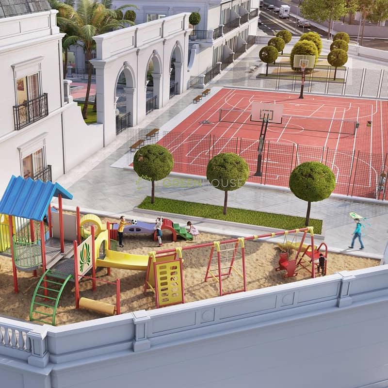 13 Luxurious Three Bedroom Apartments in Arjan | Leisure Deck View