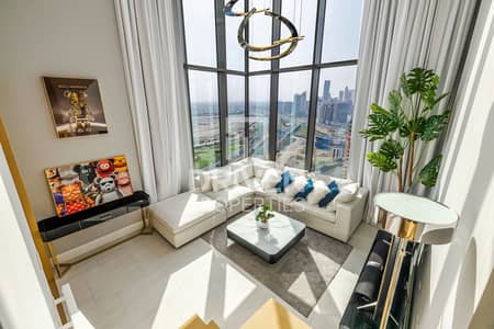 1 Bedroom Apartment for Rent in Business Bay, Dubai - Burj Views | Unique Loft | Furnished Apt