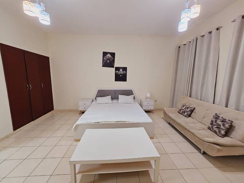 Near Dragon Mart || Amazing Fully Furnished Studio || Near Bus Station || Pay Monthly Rent