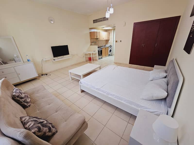 Near Dragon Mart || Amazing Fully Furnished Studio || Near Bus Station || Pay Monthly Rent - Image 7