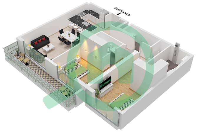 Type E Unit 14 Floor 3-10