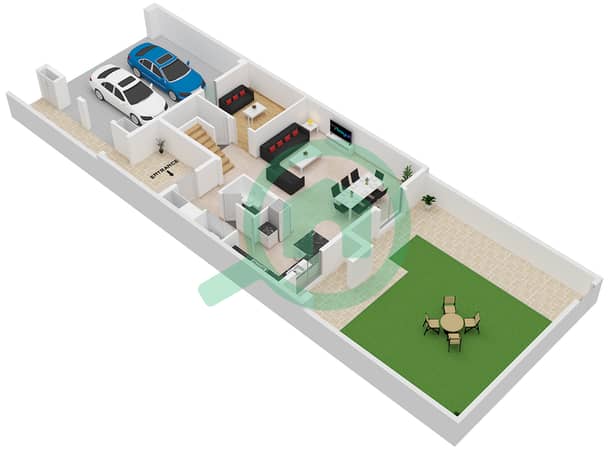 Type 3 Unit Middle Ground Floor