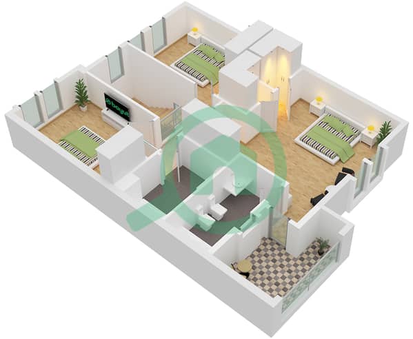 Type 3 Unit Middle First Floor