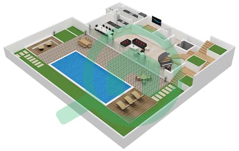 Palmiera - 5 卧室别墅类型CHAMFERED戶型图