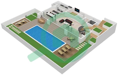 Palmiera - 5 卧室别墅类型CONTEMPORARY戶型图