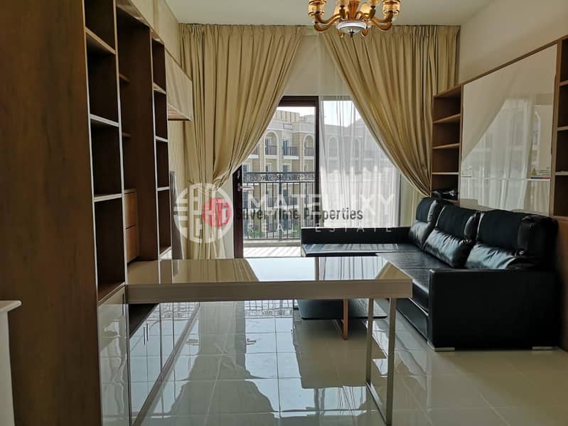 Studio Fully Furnished with Swimming pool view in Resortz Studio Fully Furnished with Swimming pool view in Resortz