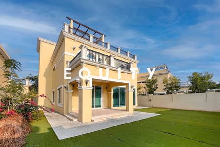 4 Bedroom Villa for Rent in Jumeirah Park, Dubai - Single Row | Roof Terrace | Big Plot Villa