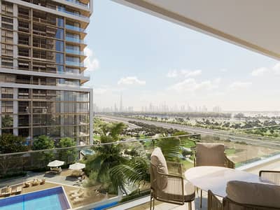 شقة 2 غرفة نوم للبيع في شوبا هارتلاند، دبي - balcony-2x. jpg