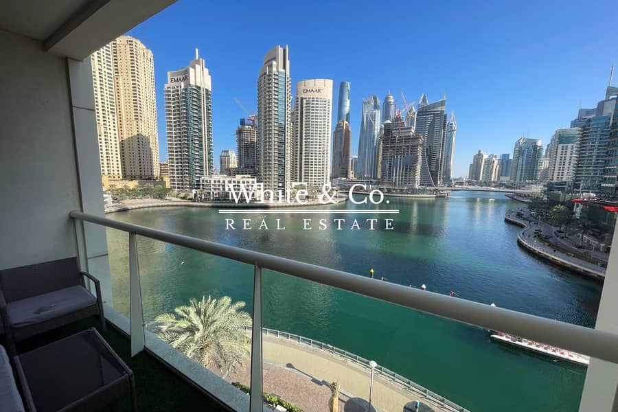 位于迪拜码头，滨海景观大厦，滨海景观大厦B座 1 卧室的公寓 110000 AED - 5644271