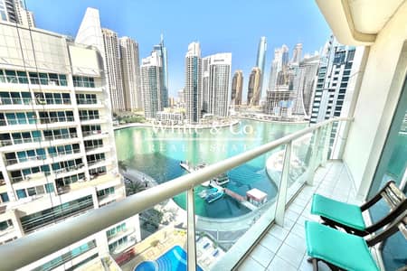 2 Bedroom Flat for Rent in Dubai Marina, Dubai - Marina Views | Two Balconies | Furnished