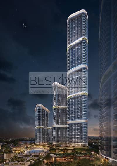 1 Bedroom Apartment for Sale in Bukadra, Dubai - Toblerone A 02 03 04_Night View_20240511. jpg