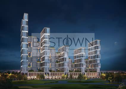 3 Bedroom Apartment for Sale in Sobha Hartland, Dubai - Sobha One - Evening Shot. jpg
