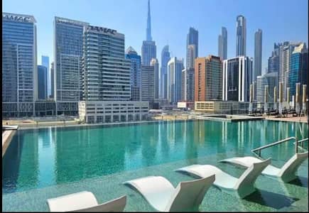 Studio for Rent in Business Bay, Dubai - pool2. JPG