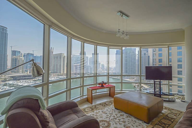 Best Layout 2 BR with Amazing Full Marina View