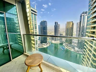 2 Bedroom Flat for Rent in Jumeirah Lake Towers (JLT), Dubai - Full Lake View I Close to Metro I 2 Bedrooms