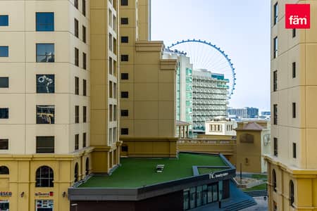1 Bedroom Flat for Rent in Jumeirah Beach Residence (JBR), Dubai - Kitchen Equipped I Partial Sea View I Low Floor