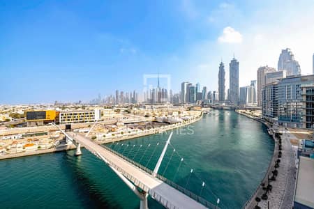3 Bedroom Apartment for Sale in Al Wasl, Dubai - Fully Furnished | High Floor | Canal View