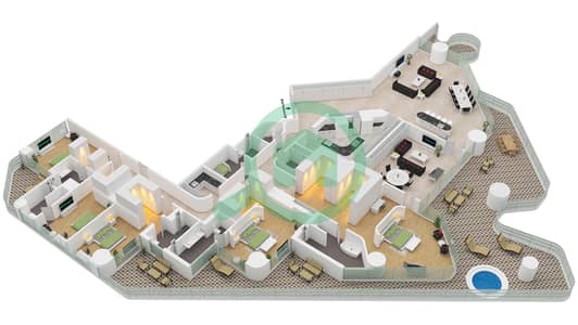 Eywa Tower - 5 Bedroom Apartment Type/unit A / UNIT 01 FLOOR 15 Floor plan