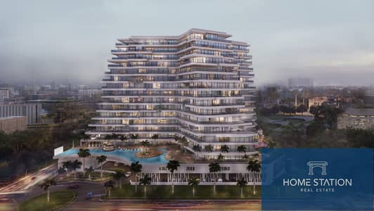 1 Bedroom Flat for Sale in Arjan, Dubai - Evening Front. jpg