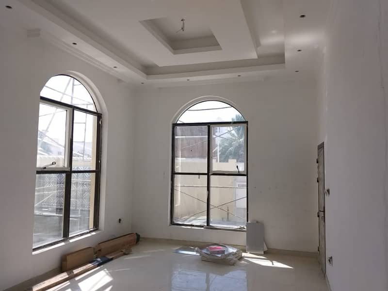 Br. New 6 BHK D/S Villa with 5 master rooms, majlis, living dining, maid room, laundry, S. A/C