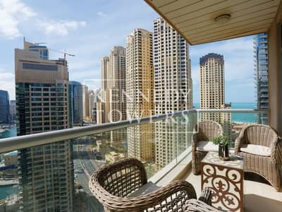 1 Bedroom Apartment for Rent in Dubai Marina, Dubai - 11-balcony. jpg