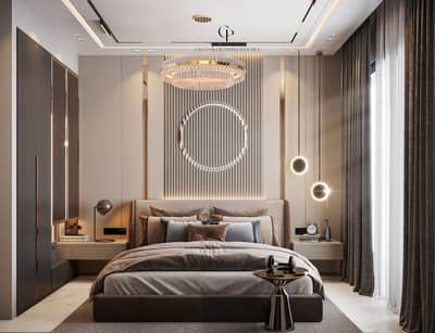 1 Спальня Апартаменты Продажа в Джумейра Вилладж Серкл (ДЖВС), Дубай - 1BHK Bed CAM A R1 (1). jpg