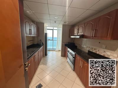 Sea view Apartment for sale in Ajman Corniche contains two rooms and a hall With balcony