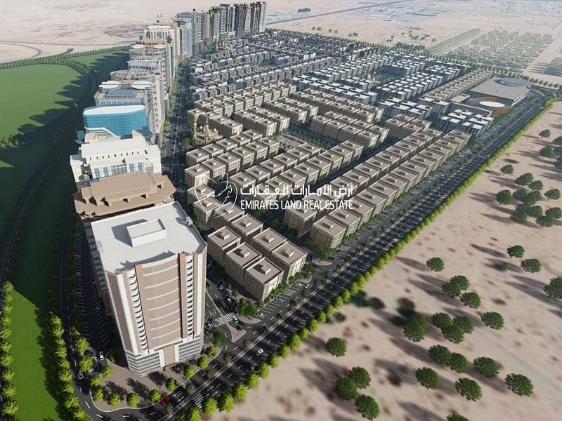 For all national - own your commercial land in ajman  (24  installments )