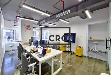 Office for Rent in Jumeirah Lake Towers (JLT), Dubai - Partitioned | Close to Metro | Lake View