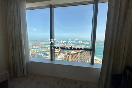 1 Bedroom Apartment for Rent in Palm Jumeirah, Dubai - Sea View | High Floor | Great Landlord