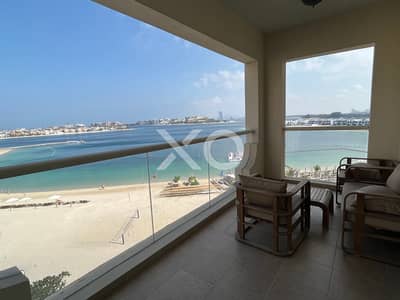 Sea and Burj View | 2 Bed+Maid | Furnished