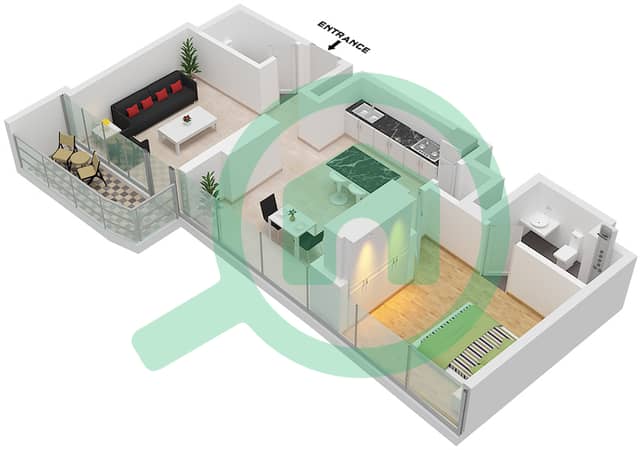 Type B Unit 7 Floor 11-32,34-47