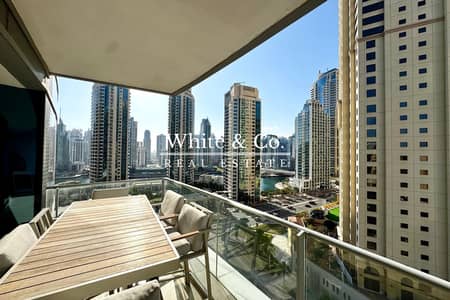 2 Bedroom Apartment for Rent in Dubai Marina, Dubai - Sea and Marina View | Spacious | Vacant