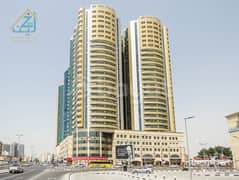 غرفة نوم وصالة للإيجار في برج هورايزون عجمان
