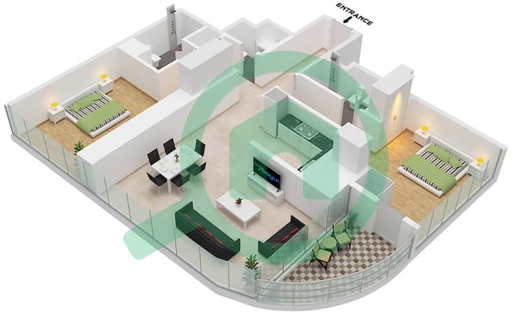 Type D Unit 8 Floor 47