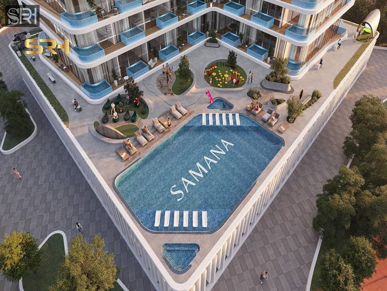 位于迪拜公寓大楼，Samana Ibiza 1 卧室的公寓 1095000 AED - 10739391