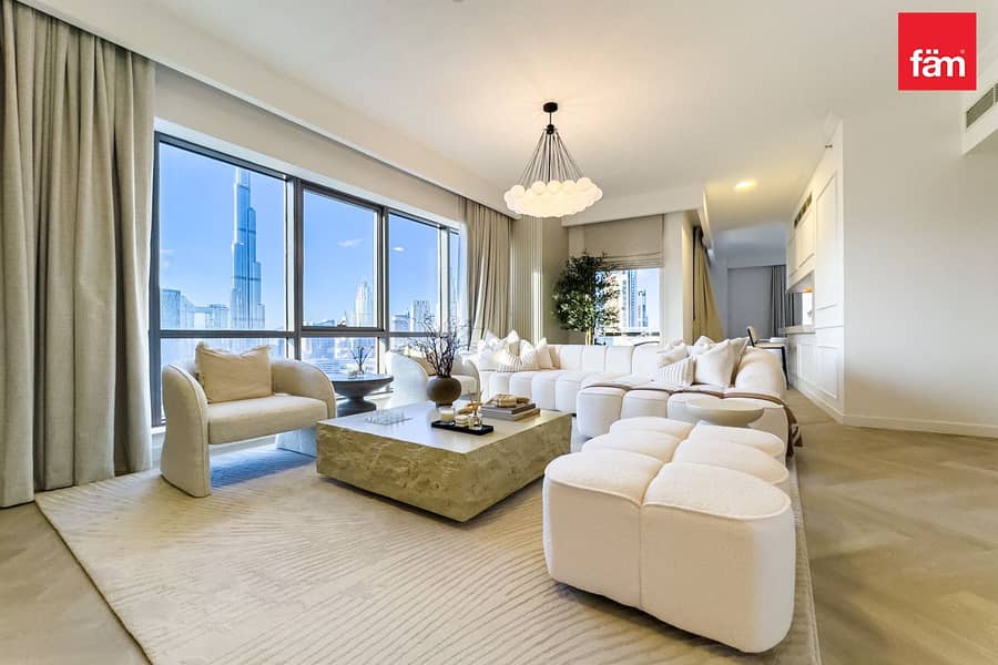 3BR, Maid| Burj Khalifa view | Brand New Upgraded