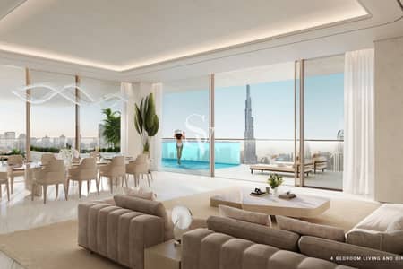 4 Bedroom Penthouse for Sale in Downtown Dubai, Dubai - 4-BR Penthouse | Burj Khalifa And Fountain Views