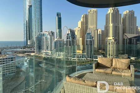 1 Bedroom Flat for Sale in Dubai Marina, Dubai - Spacious | Two Balconies | Full Marina View