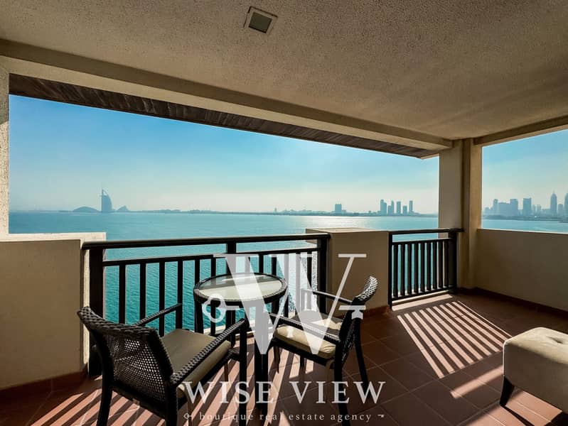 Burj + Sea View | Resort Living | Top Amenities