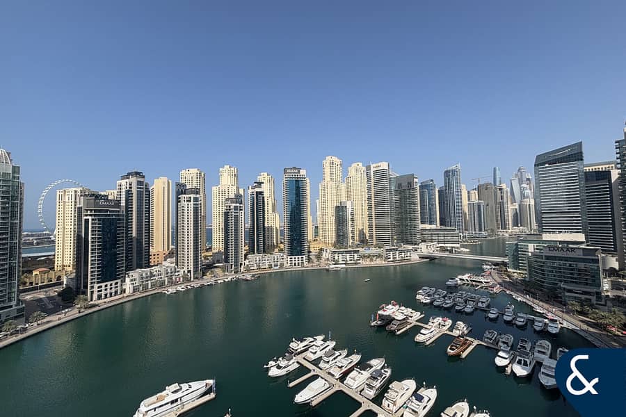 Marina Views | 4 Balconies | Vacant Now Marina Views | 4 Balconies | Vacant Now
