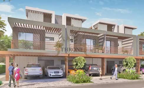 3 Bedroom Townhouse for Sale in DAMAC Hills 2 (Akoya by DAMAC), Dubai - End Corner | Handover Q2 | Convertible to 4 BHK