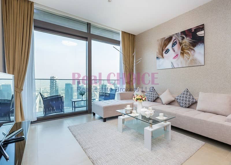 High Floor 2BR Apartment|Full Marina View