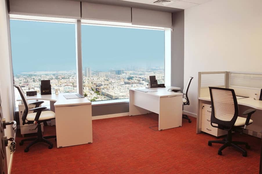 Serviced office space in the heart of Dubai