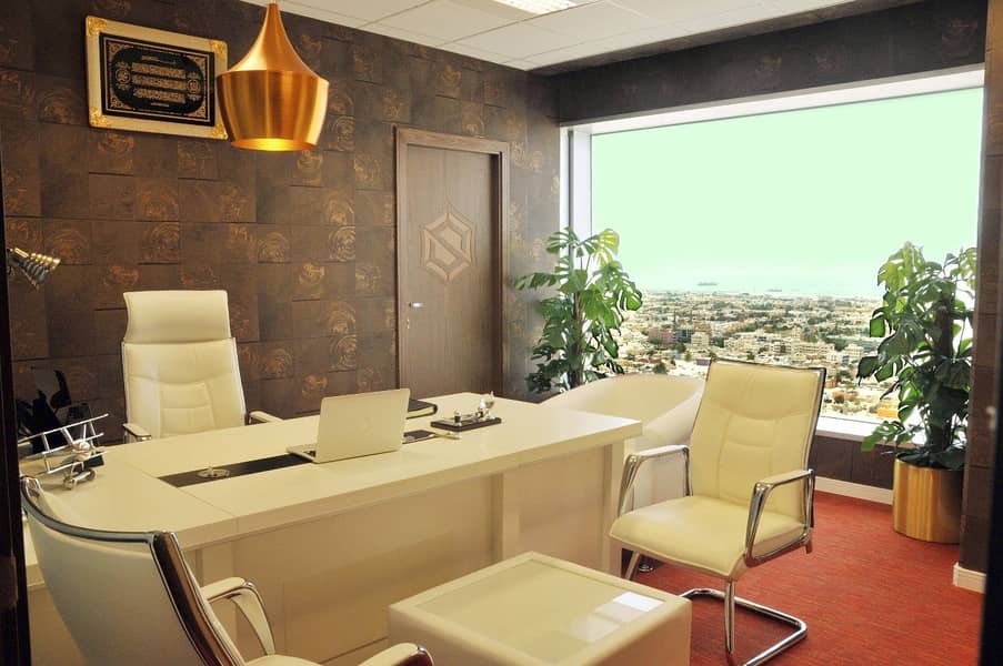 Luxurious serviced office in the heart of Dubai on Sheikh Zayed road opposite WTC in a 5 star location