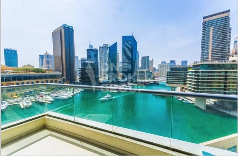 Spectacular Marina view on High floor 1 BR