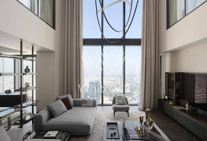 Luxury Duplex | High Floor | Dubai Frame View