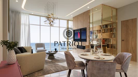 3 Bedroom Apartment for Sale in Al Marjan Island, Ras Al Khaimah - 1BR Living View 01. jpg